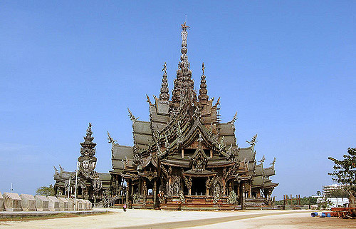 Santuario de la Verdad en Pattaya